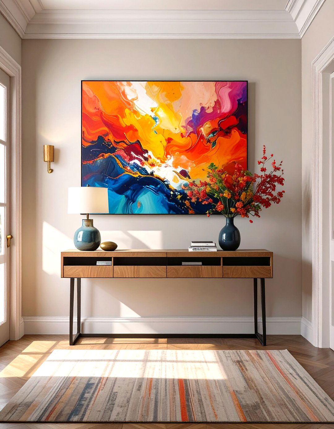 Scaling Art to the Wall and Furniture - 30 scale and proportion in interior design ideas