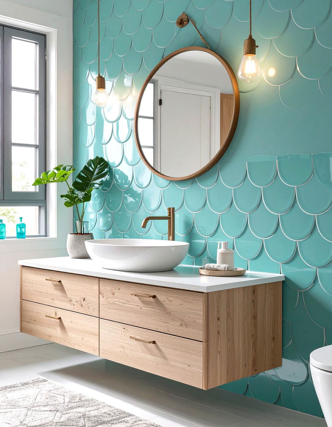 Scalloped Edge Subway Tile Backsplash - 30 subway tile backsplash ideas