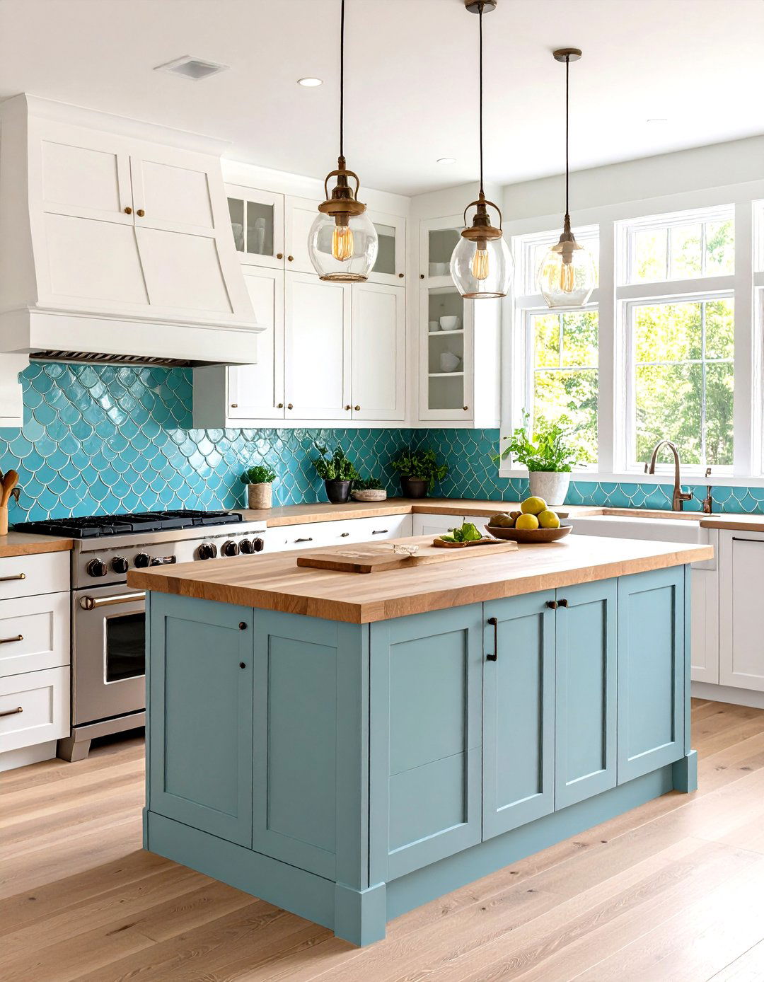 Scalloped Tile Kitchen Backsplash - 30 kitchen backsplash ideas 2023