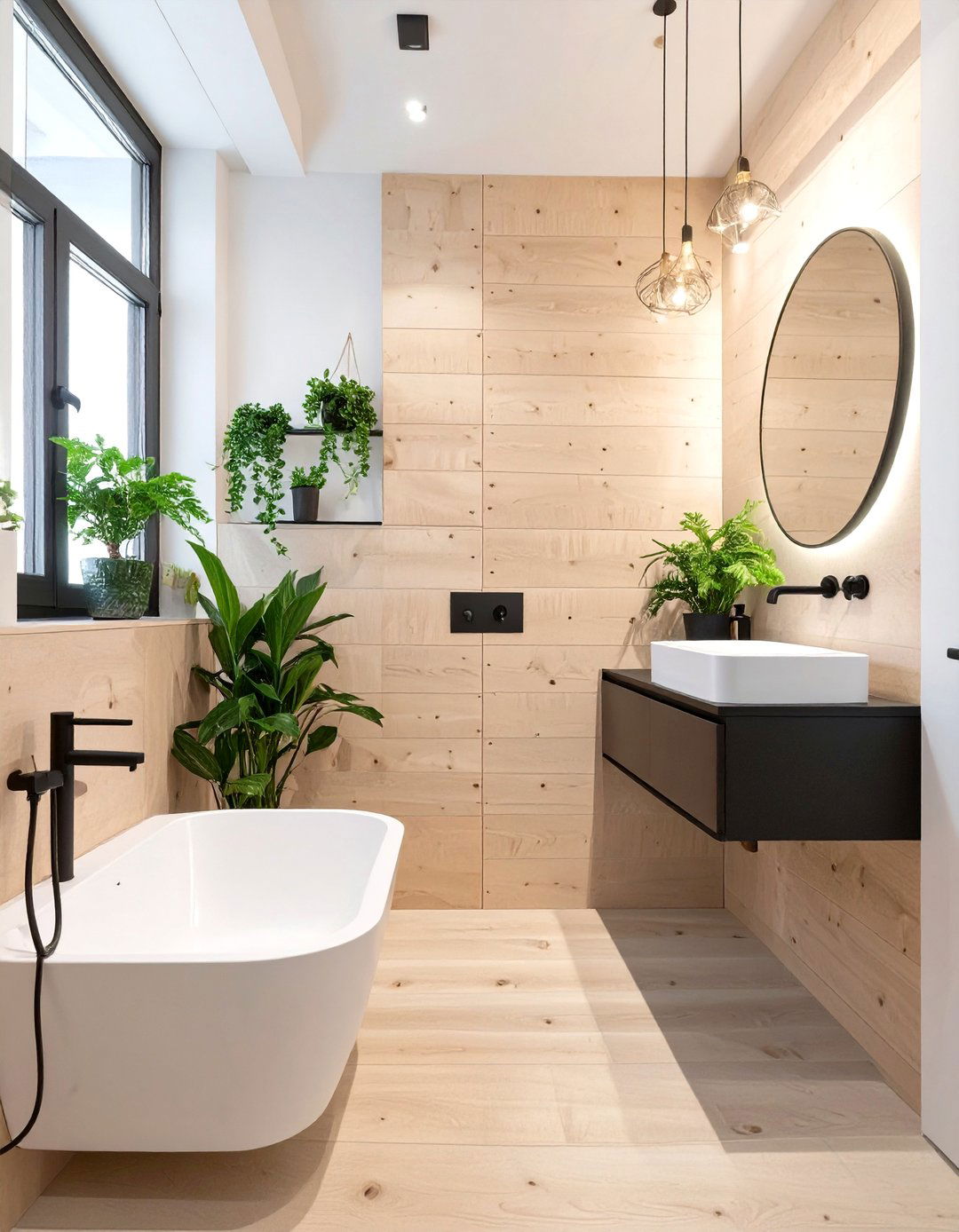 30 Modern Bathroom Paneling Ideas for a Textured Look - We Love Home Blog