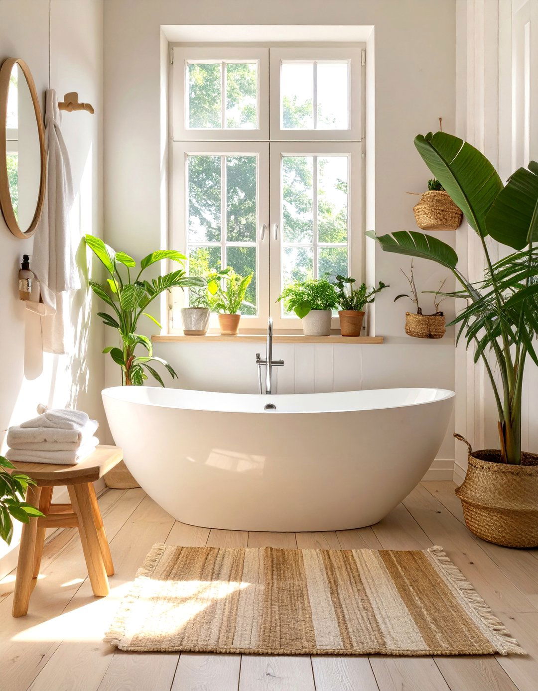 Scandinavian Bathroom Tub Simplicity - 30 bathroom tub ideas
