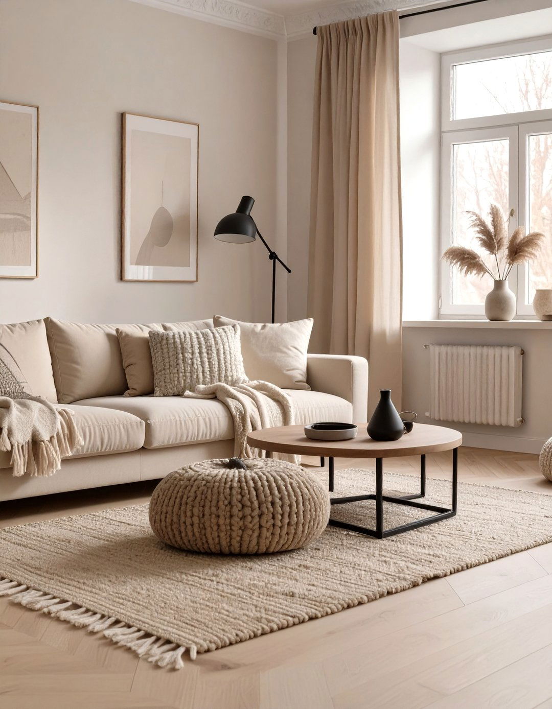Scandinavian Beige Living Room - 30 beige living room ideas