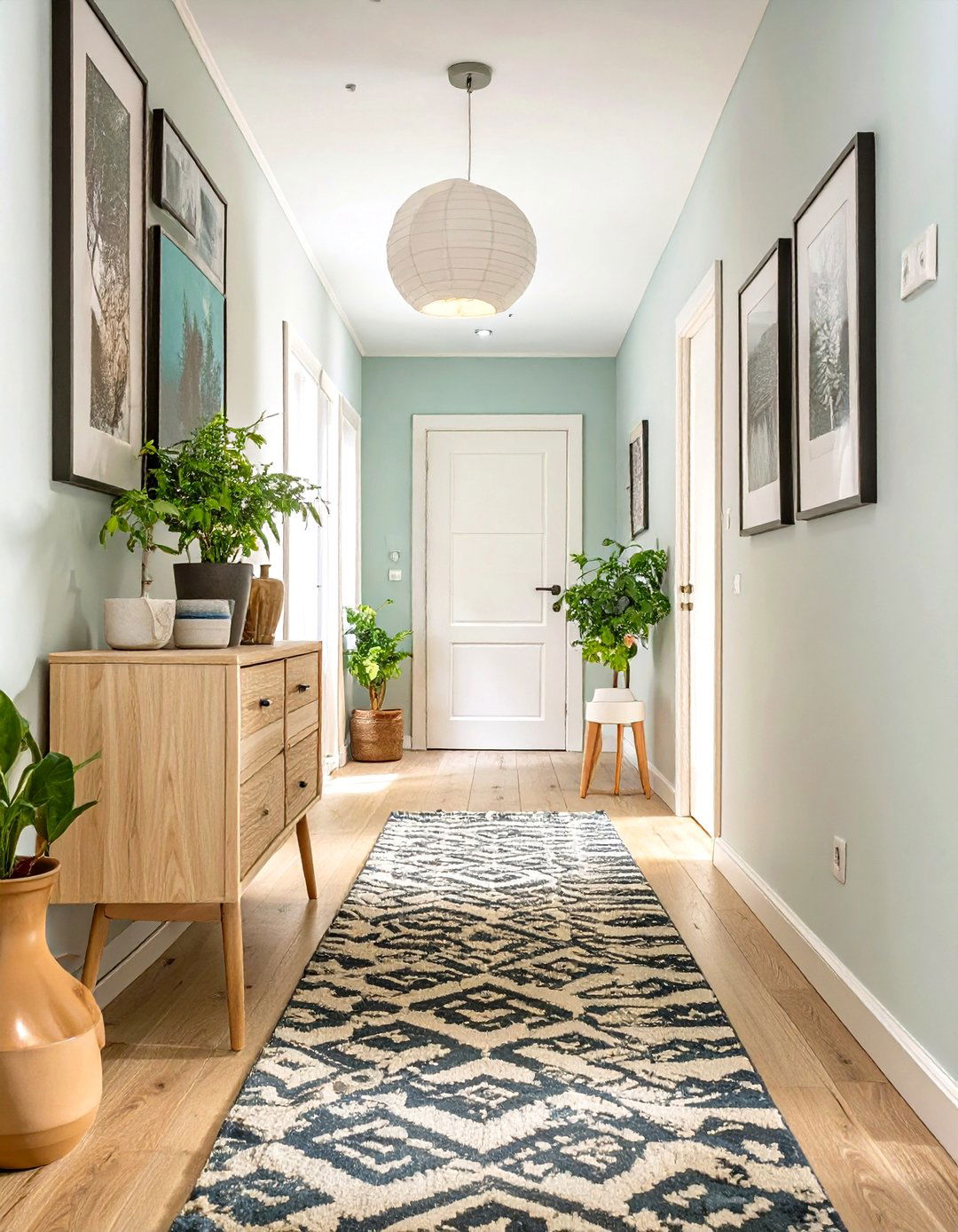 Scandinavian Bright Hallway Storage - 30 hallway furniture ideas