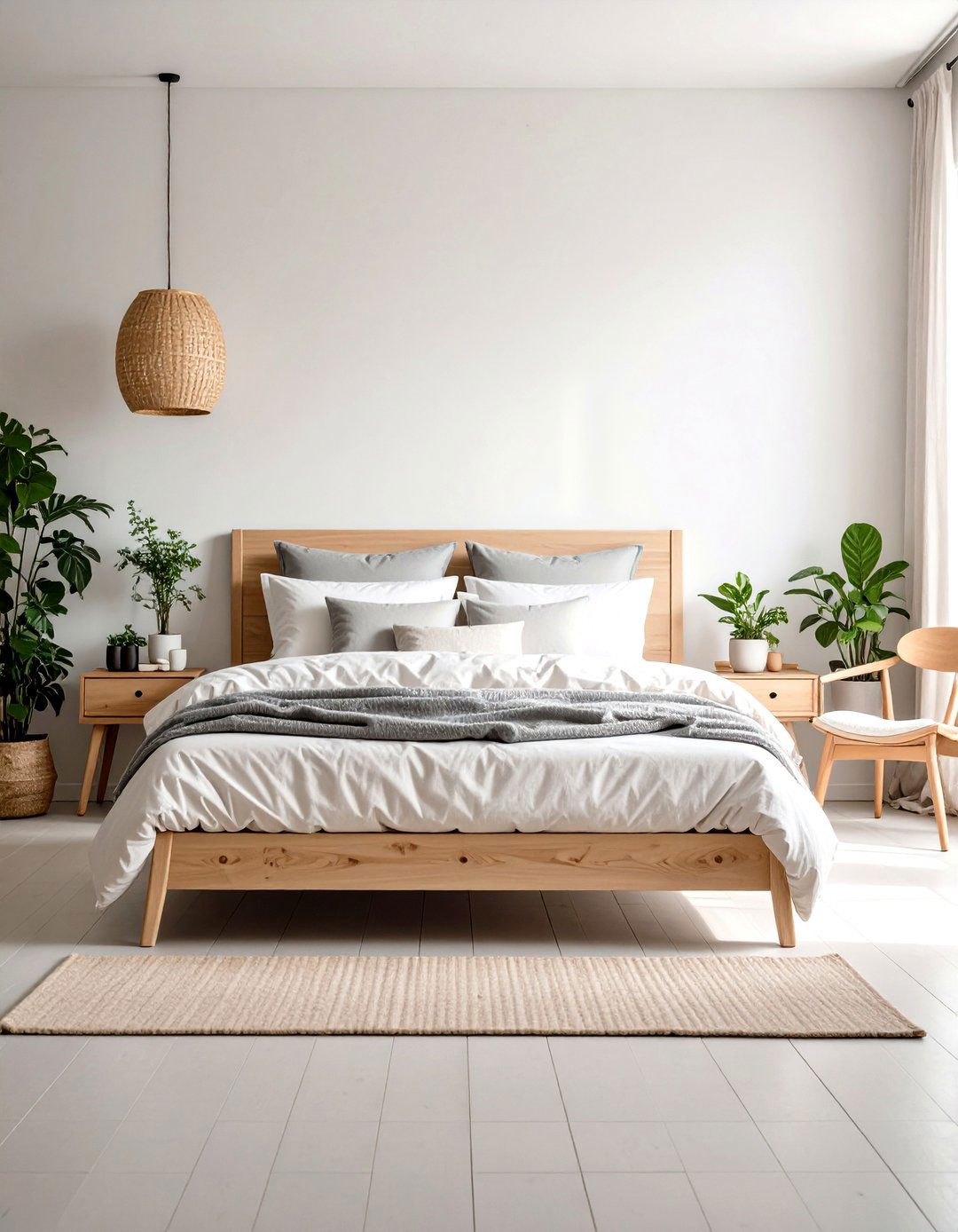 Scandinavian Farmhouse Bedroom Simplicity - 30 farmhouse bedroom decor ideas