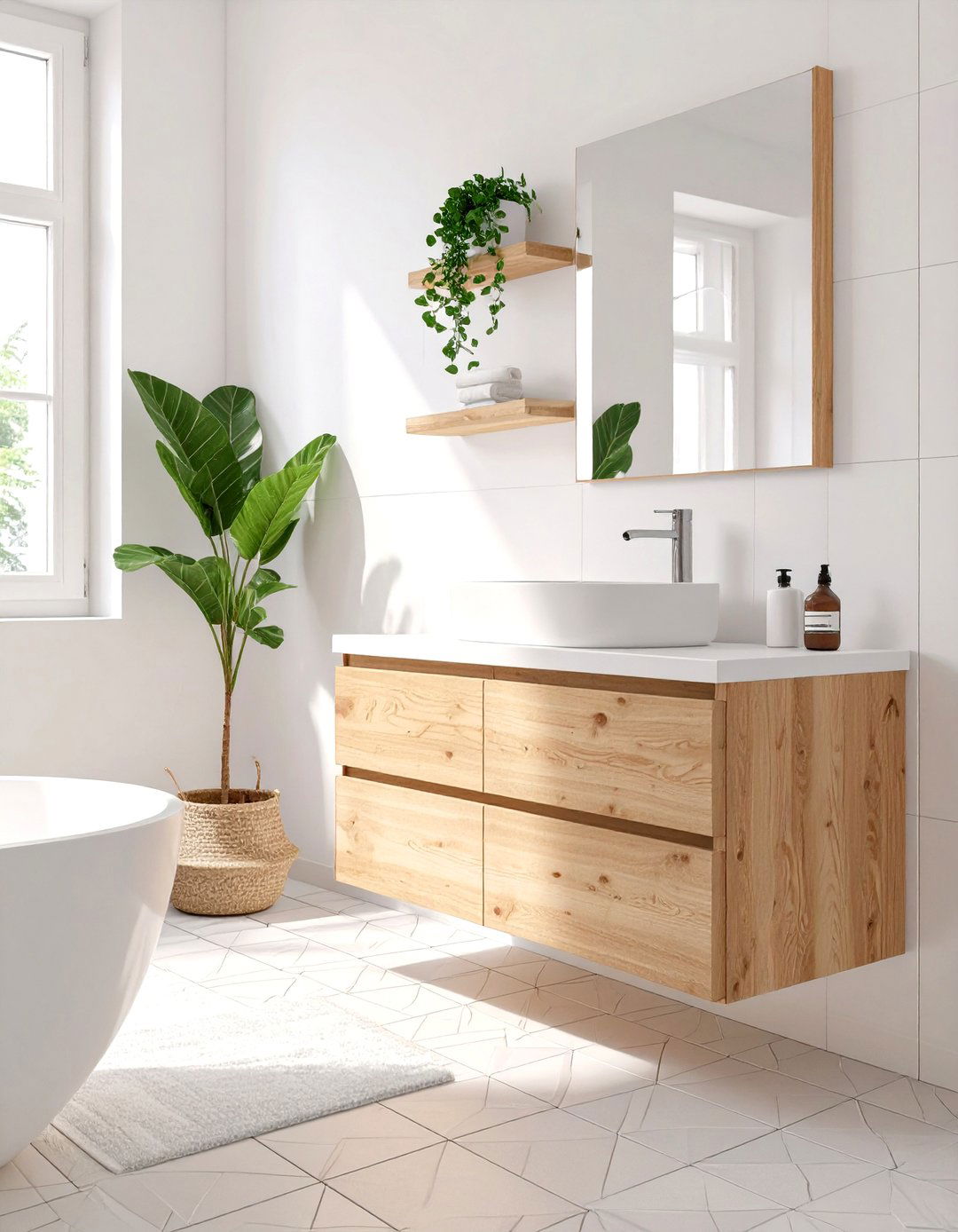 Scandinavian Functional Bathroom - 30 ideas for bathroom remodel