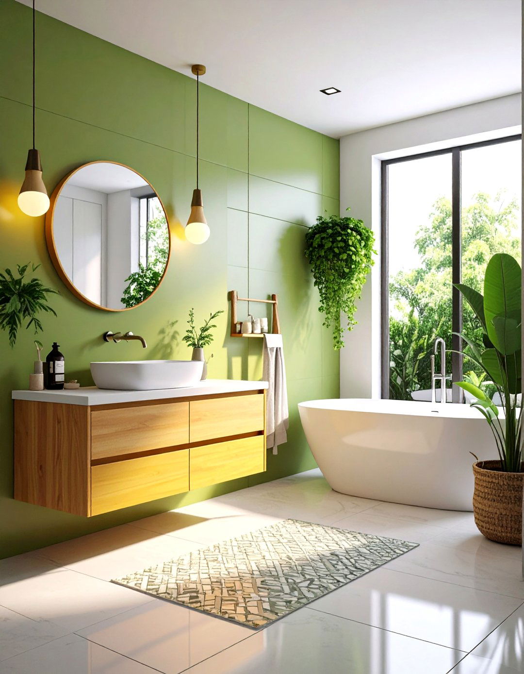 Scandinavian Functional Bathroom - 30 5x8 bathroom remodel ideas