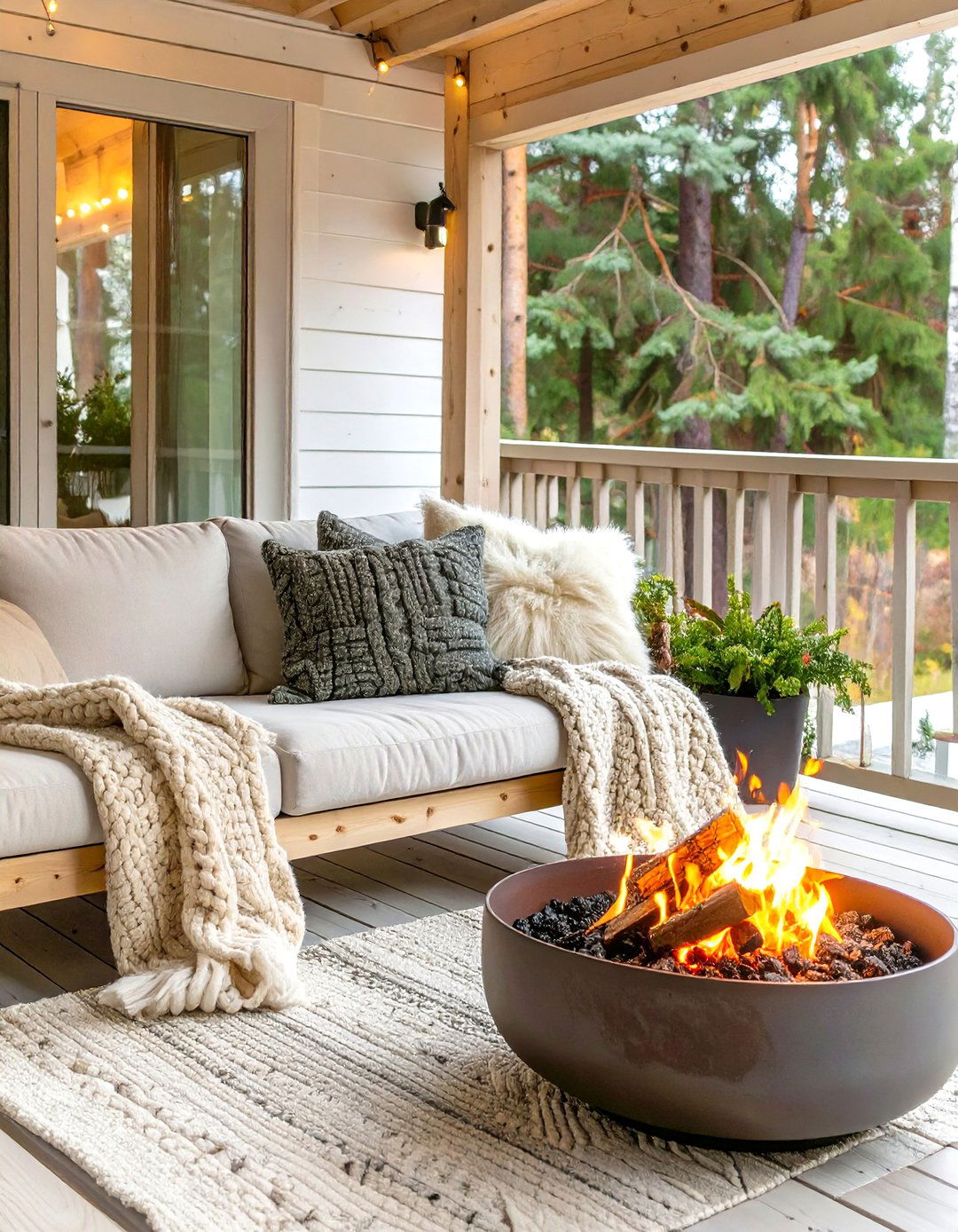 Scandinavian Hygge Back Porch - 30 back porch designs