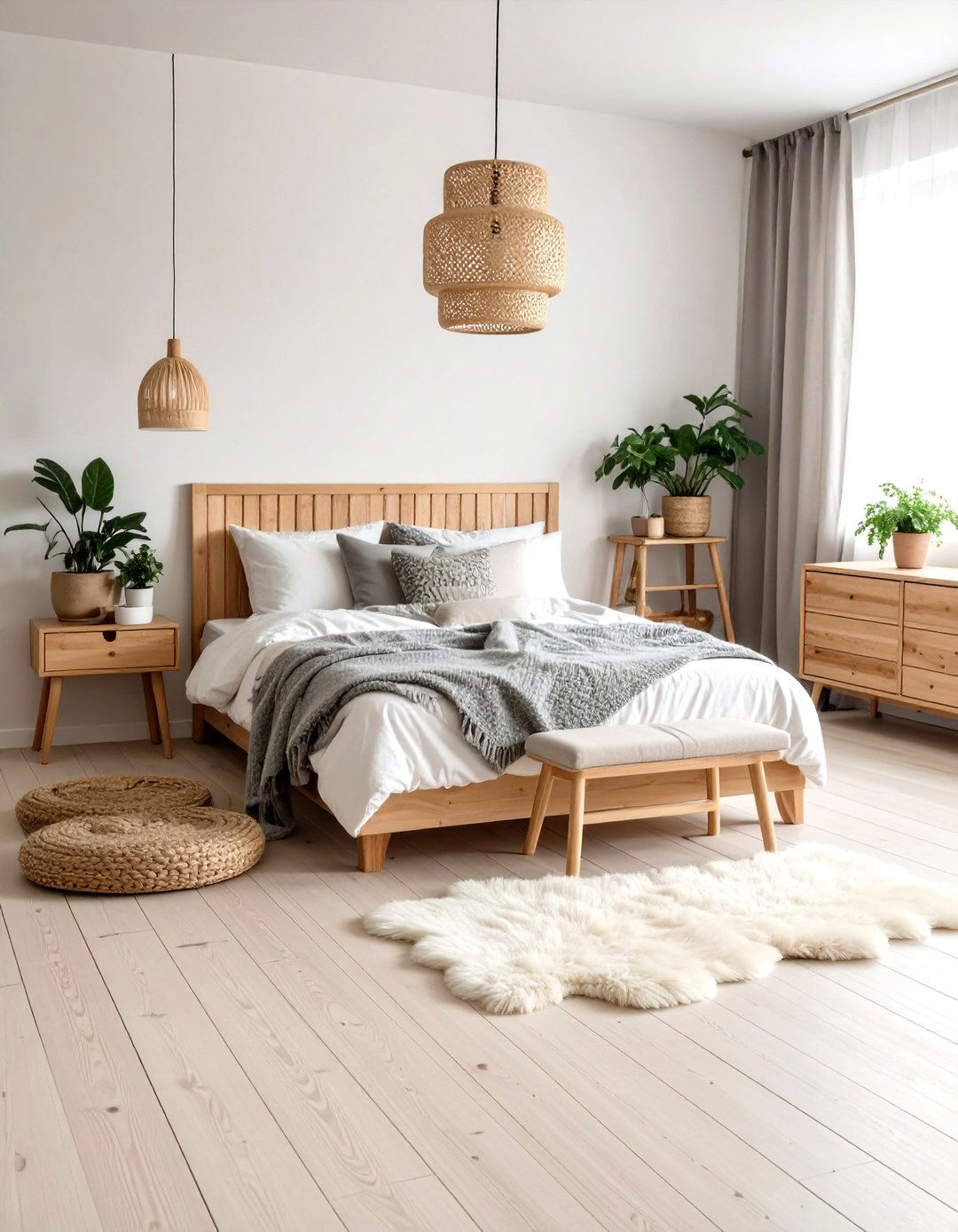 Scandinavian Hygge Bedroom Haven - 30 interior design bedroom ideas
