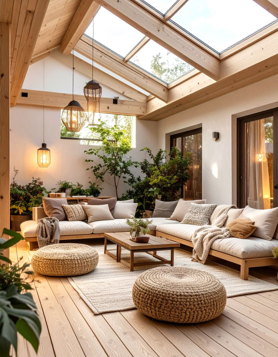 Scandinavian Hygge Haven - 30 covered patio ideas attached to house