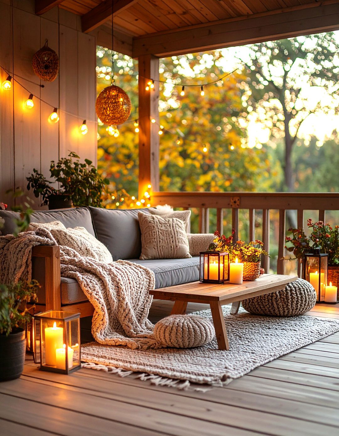 Scandinavian Hygge Porch - 30 3 season porch ideas