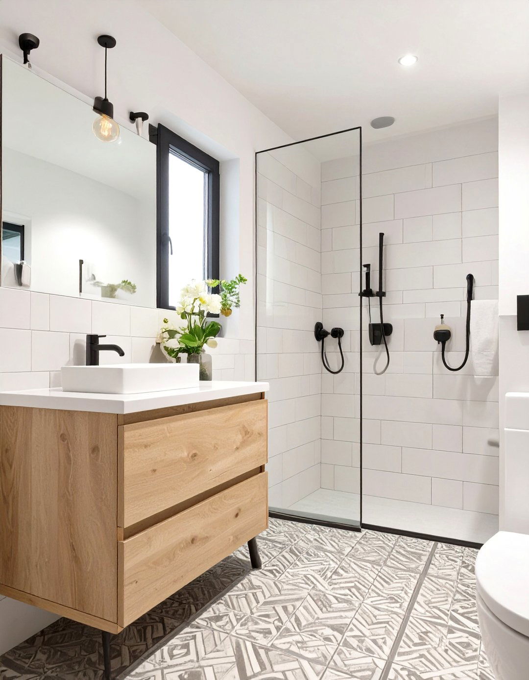 Scandinavian Inspired Apartment Bathroom - 30 apartment bathroom ideas