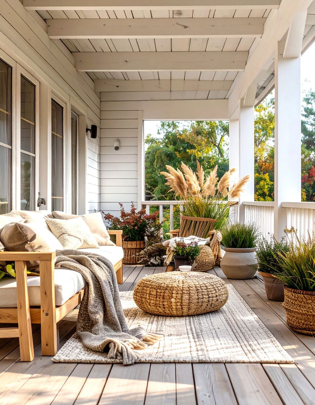 Scandinavian Inspired Back Porch - 30 back porch decorating ideas
