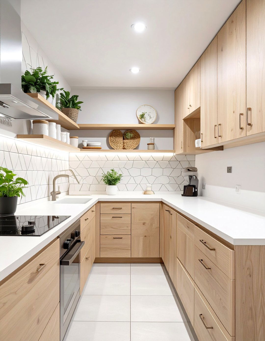 Scandinavian Inspired Basement Kitchenette - 30 basement kitchenette ideas