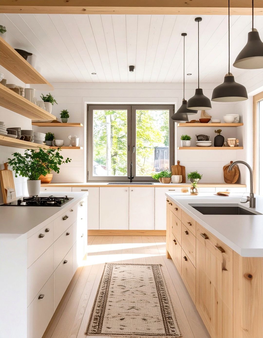 Scandinavian Inspired Cabin Kitchen - 30 cabin kitchen ideas