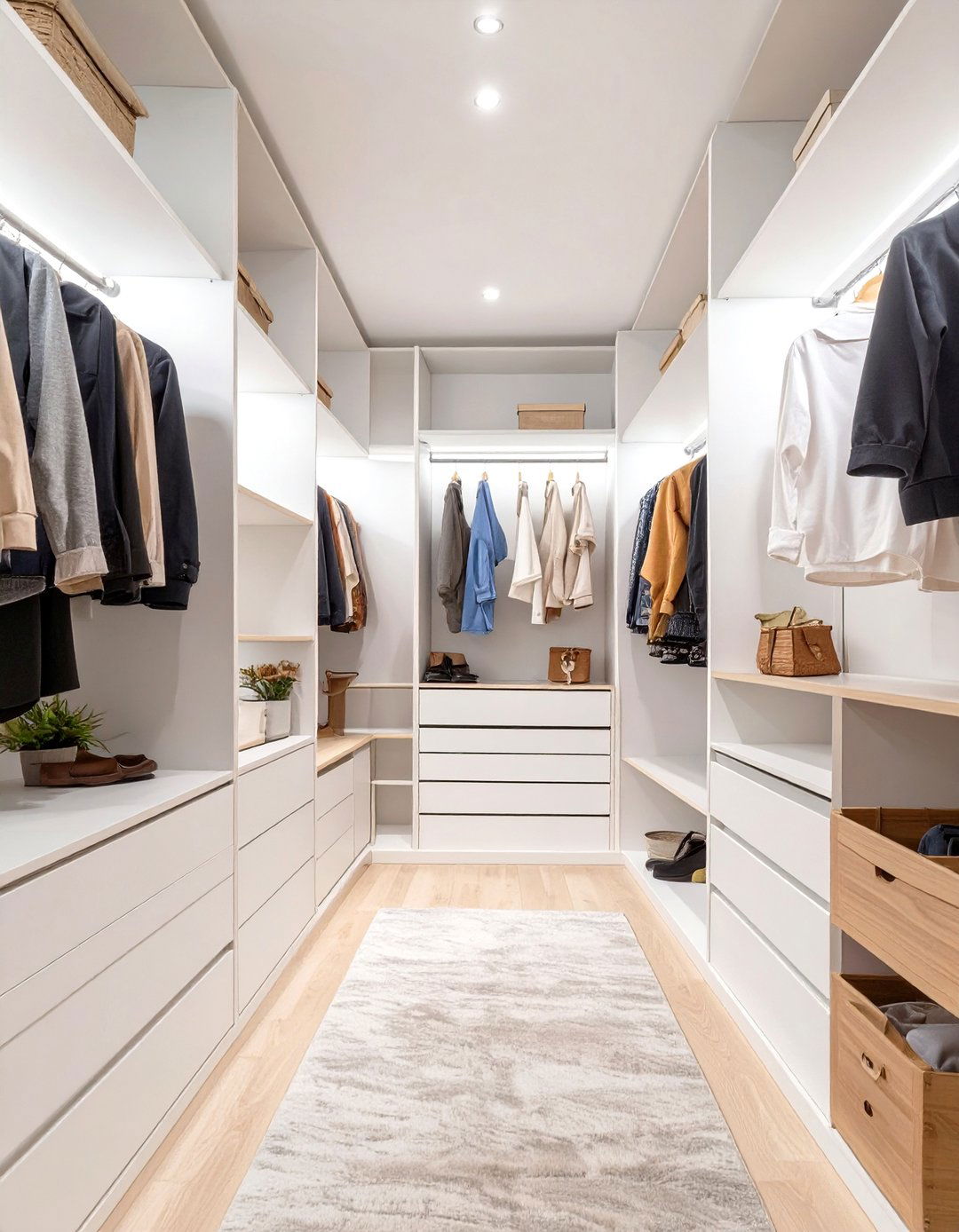 Scandinavian Inspired Closet Simplicity - 30 closet makeover ideas