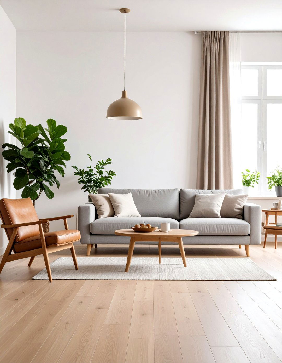 Scandinavian Inspired Earthy Living Room - 30 earthy living room ideas