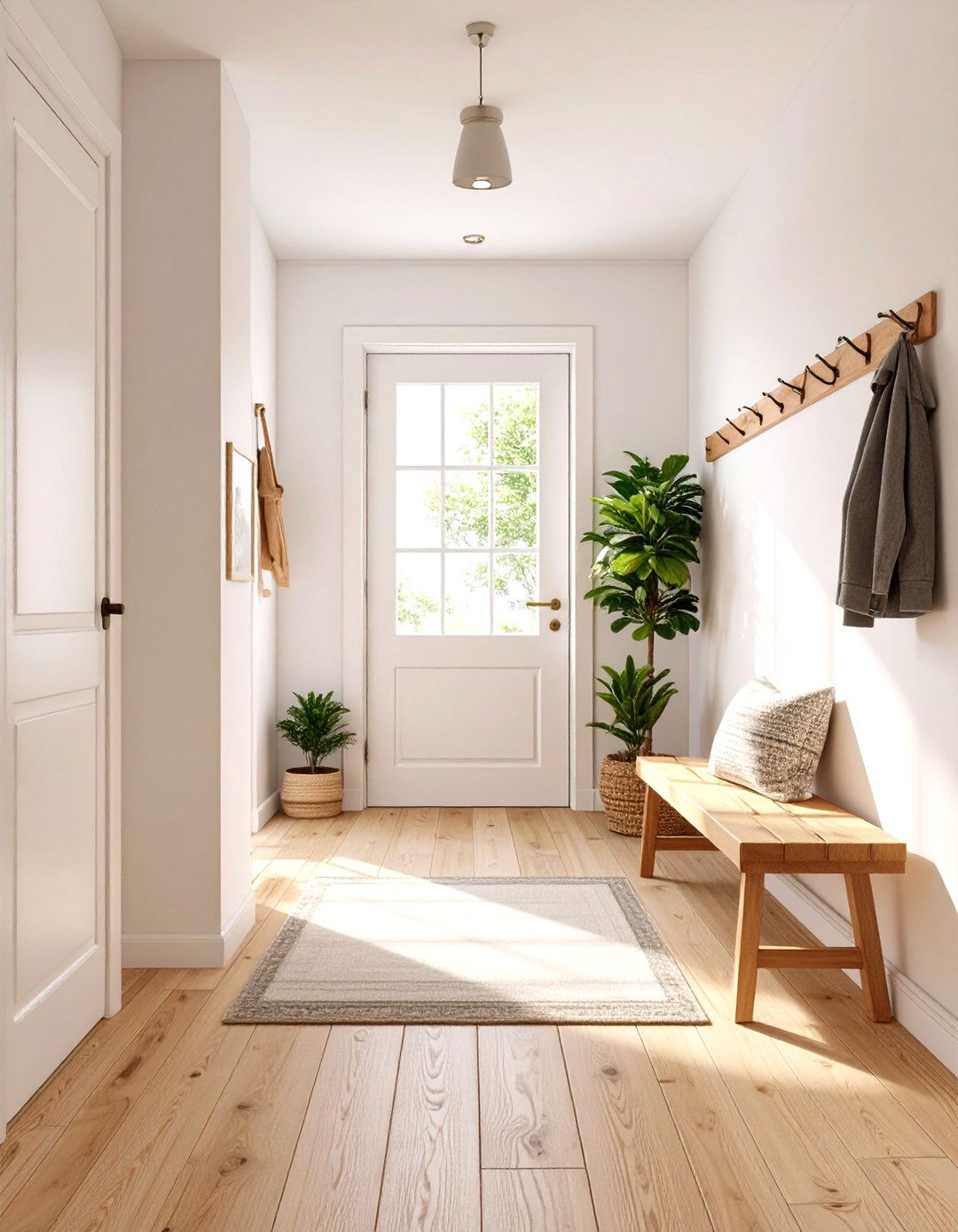 Scandinavian Inspired Entry - 30 home entryway ideas