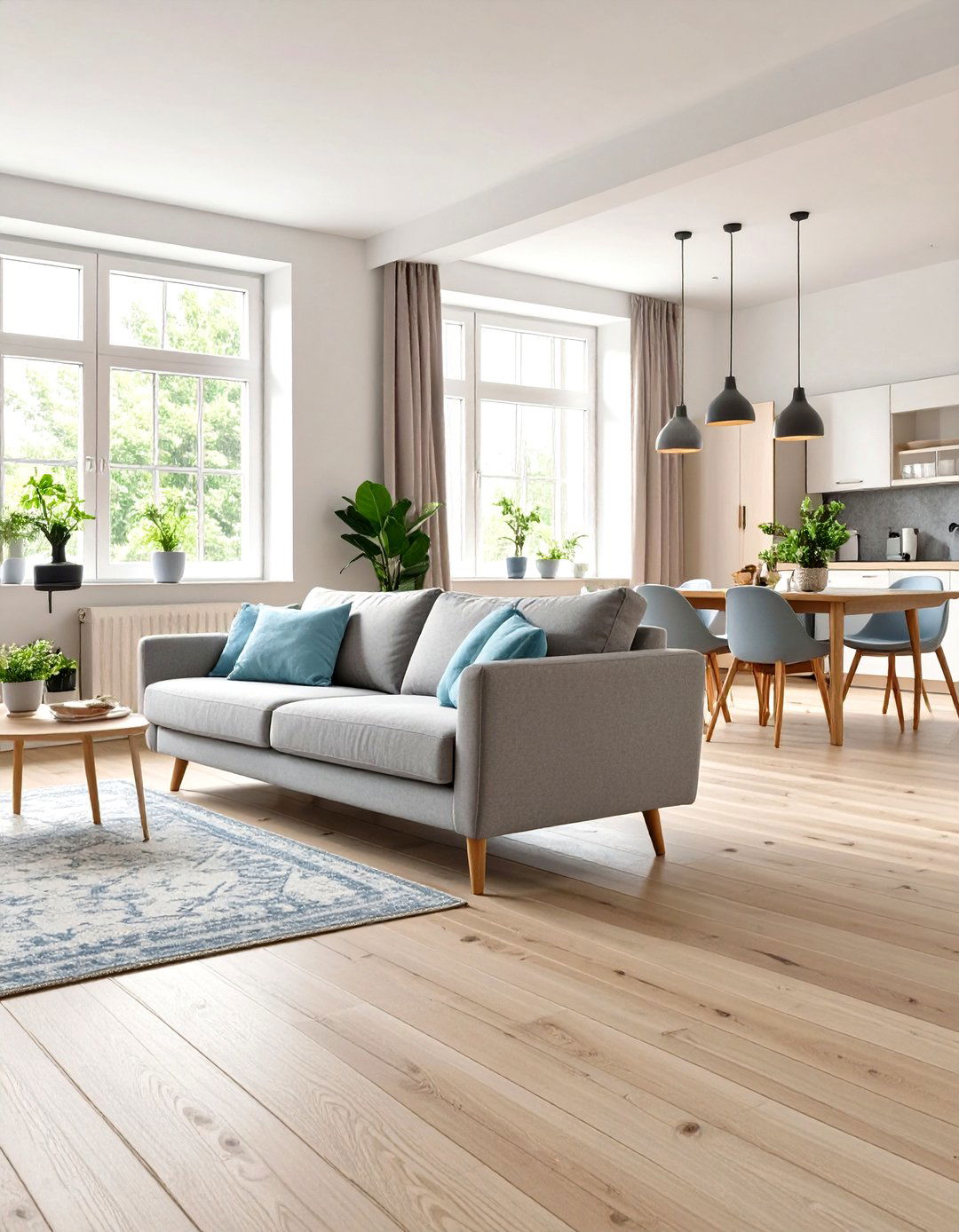 Scandinavian Inspired Family Room - 30 modern family room ideas
