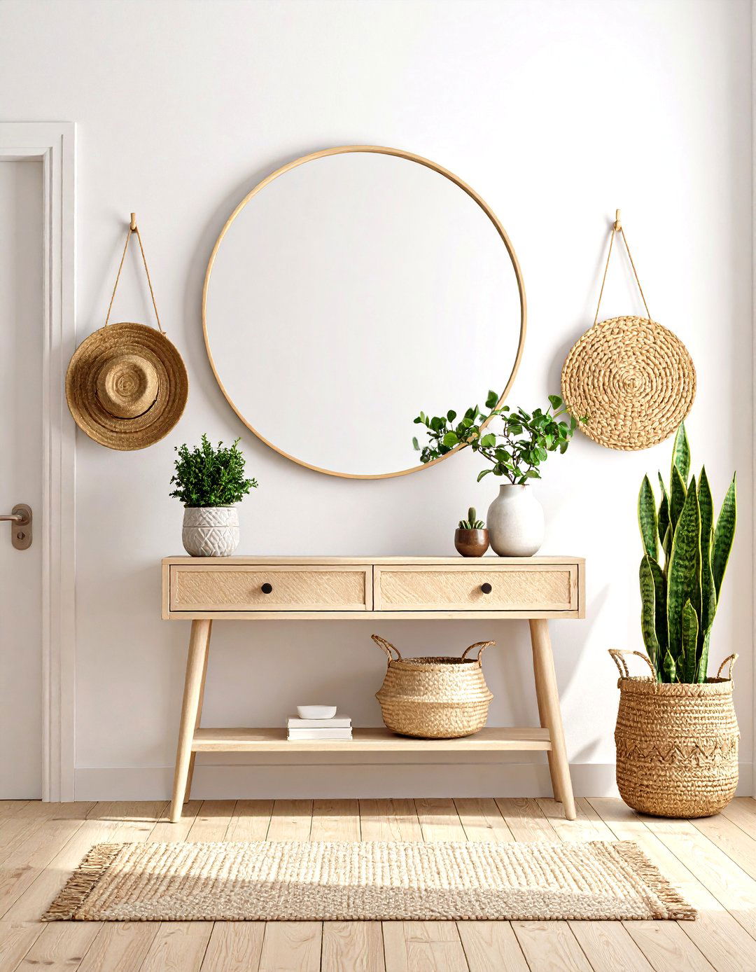 Scandinavian Inspired Foyer Design - 30 foyer furniture ideas