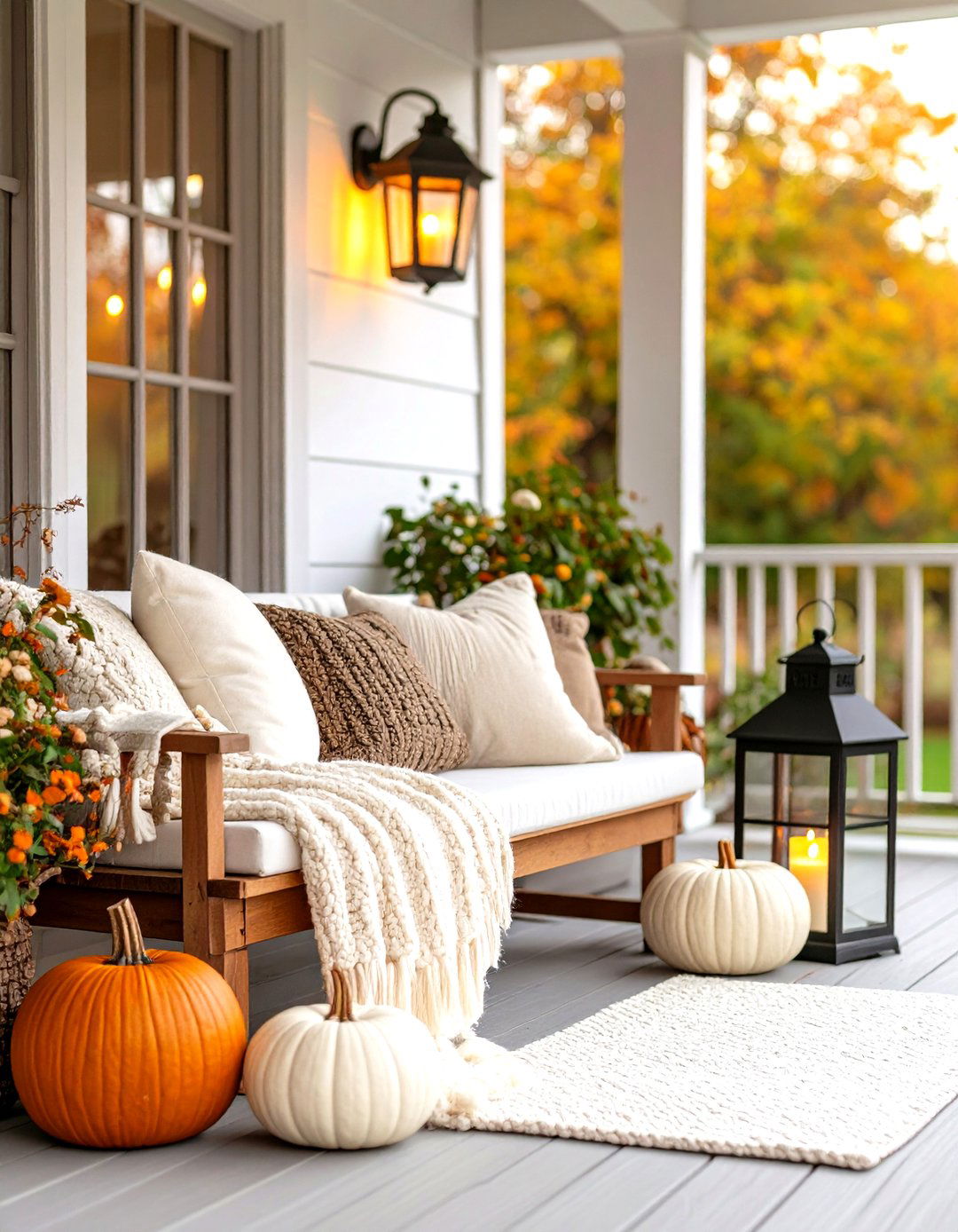 30 Fall Porch Ideas to Brighten Your Autumn Exterior - We Love Home Blog