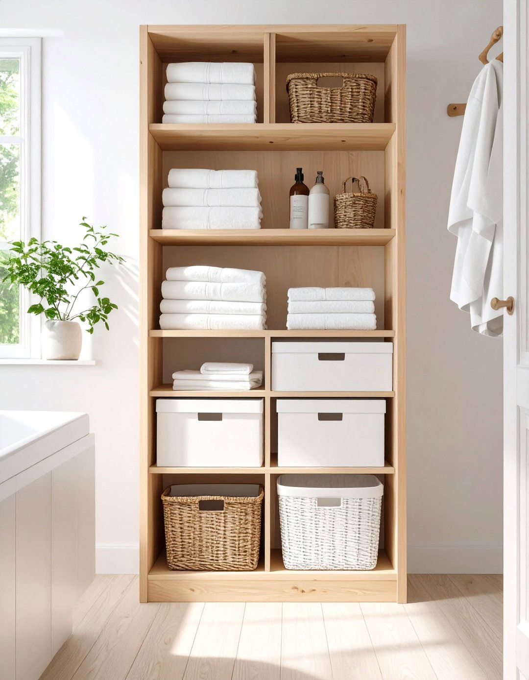 30 Bathroom Linen Closet Ideas for Maximum Storage - We Love Home Blog