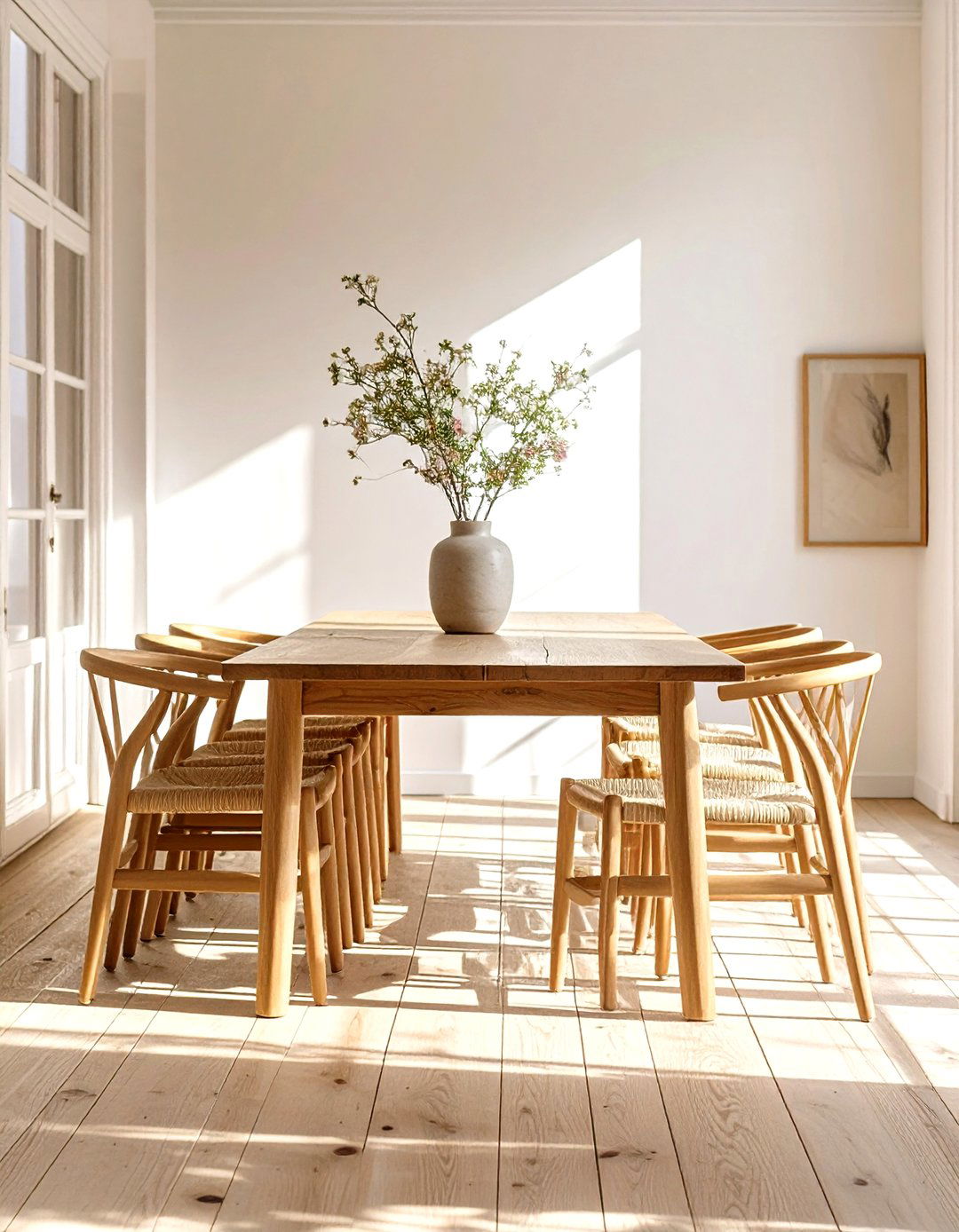 Scandinavian Inspired Light Wood Furniture - 30 simple dining room ideas