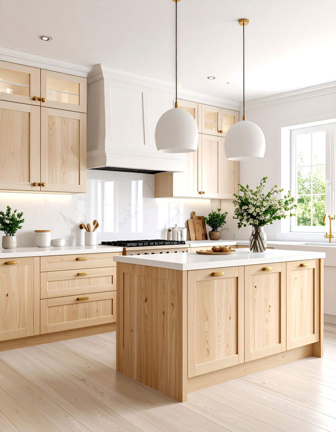 Scandinavian Inspired Plywood Kitchen Cabinets - 30 ideas for kitchen cabinets