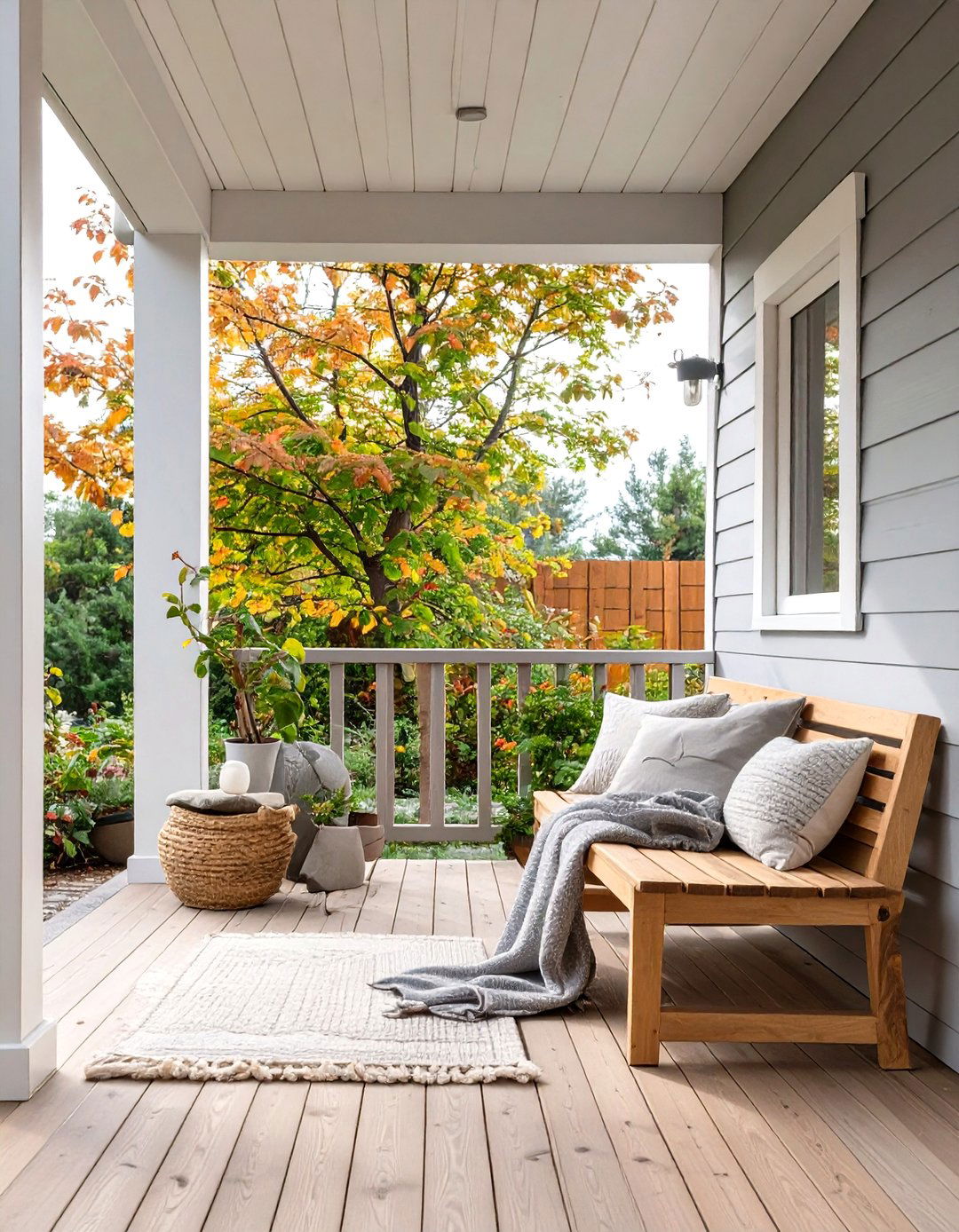 Scandinavian Inspired Porch - 30 house modern front porch ideas
