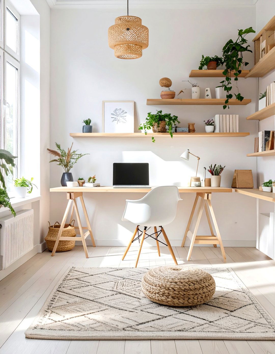 Scandinavian Inspired Workspace - 30 modern home office design ideas