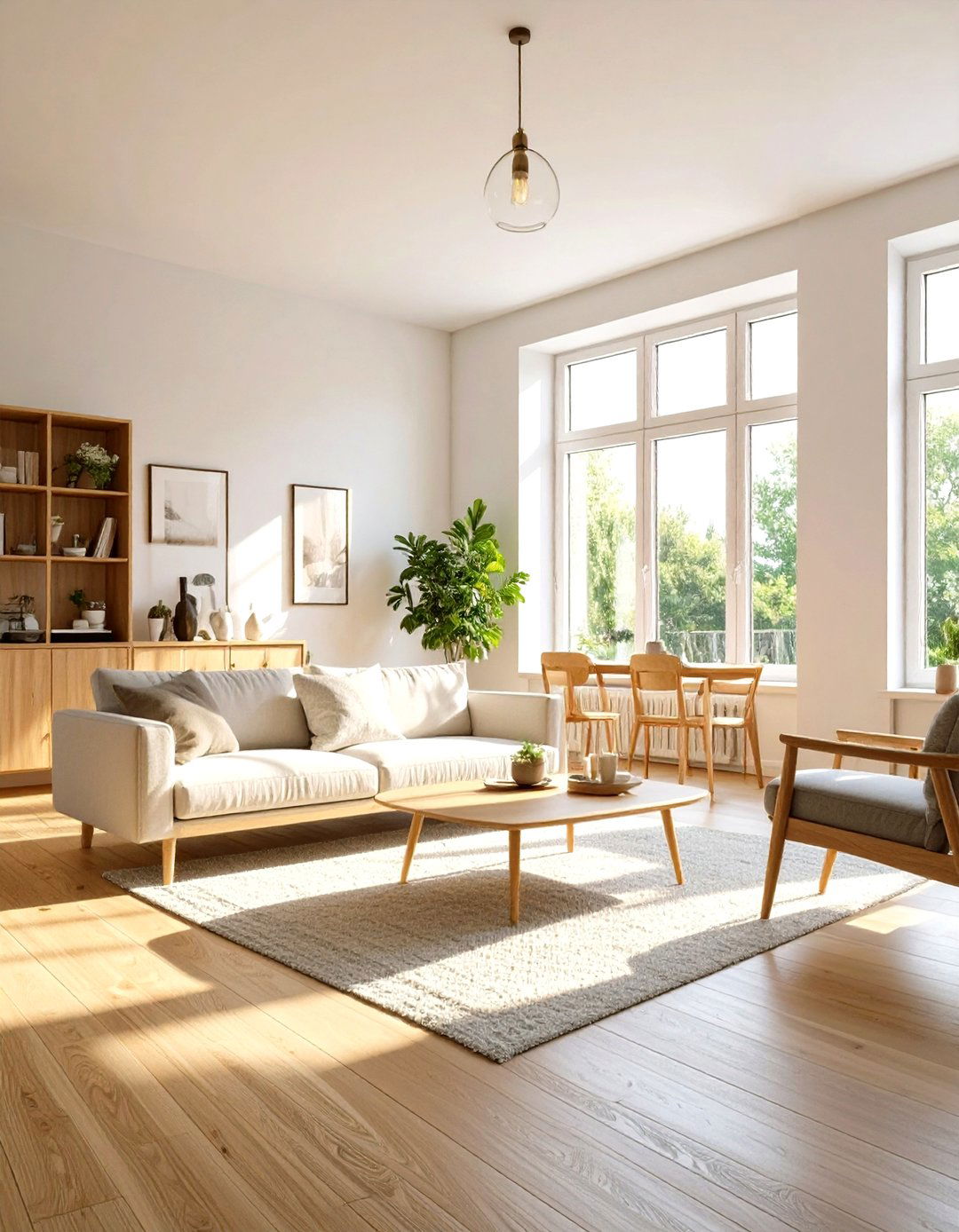 Scandinavian Interior Design with Light Wood Flooring - 30 scandinavian interior design mrshomint ideas