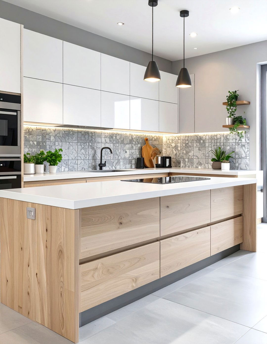 Scandinavian Kitchen Design Using Mixed Materials - 30 scandinavian kitchen design ideas