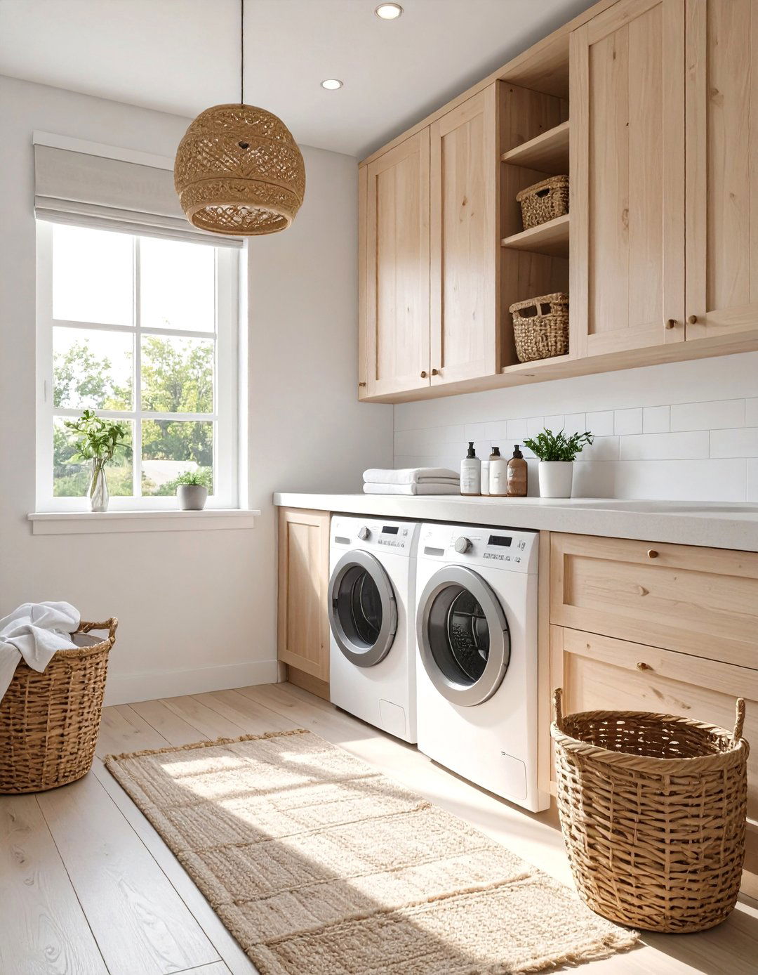 Scandinavian Laundry Room Simplicity - 30 ai laundry room design ideas