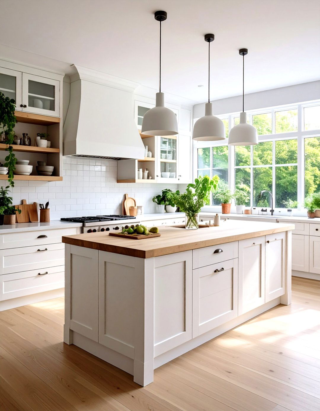 Scandinavian Light Wood Peninsula - 30 kitchen peninsula ideas