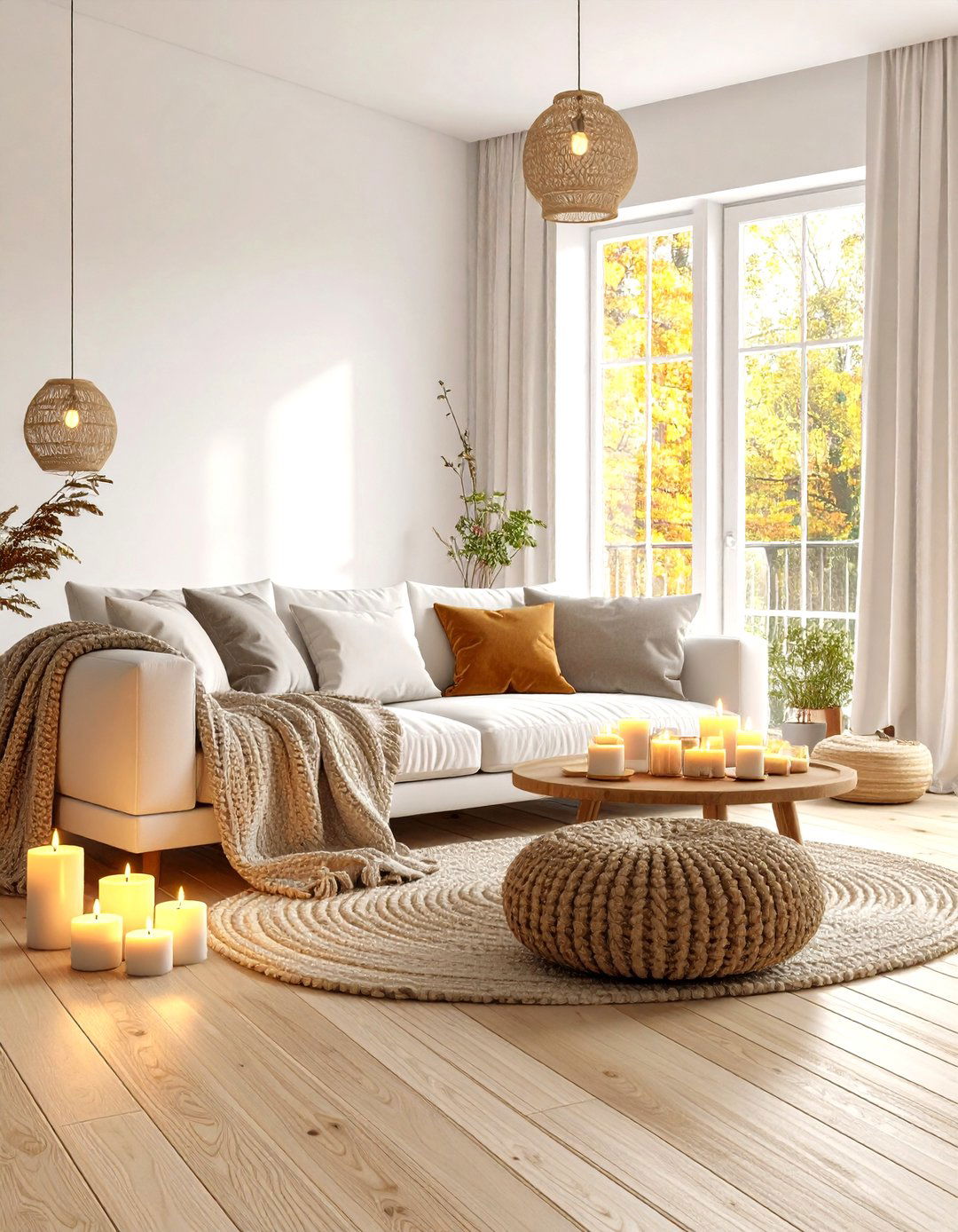 Scandinavian Living Room with Hygge Elements - 30 popular living room ideas