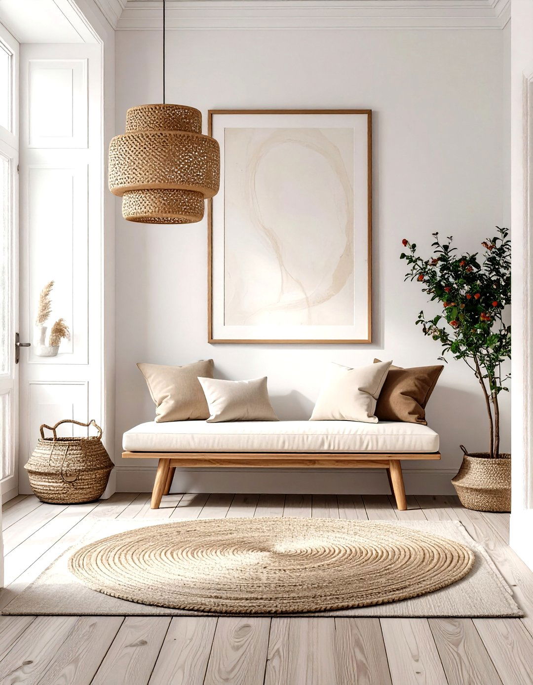 Scandinavian Minimalist Entryway - 30 entryway decorating ideas