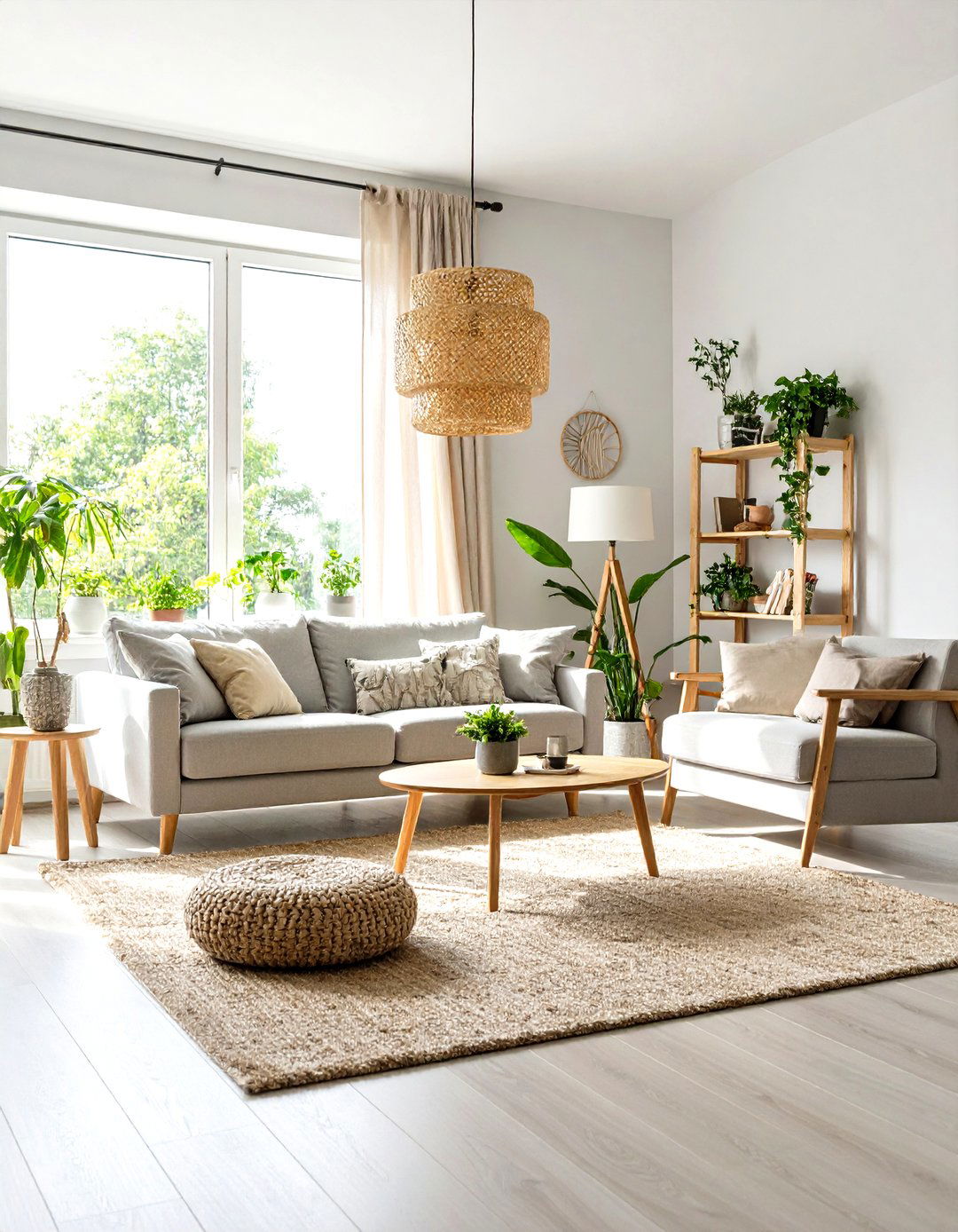 Scandinavian Minimalist Family Room - 30 family room furniture ideas