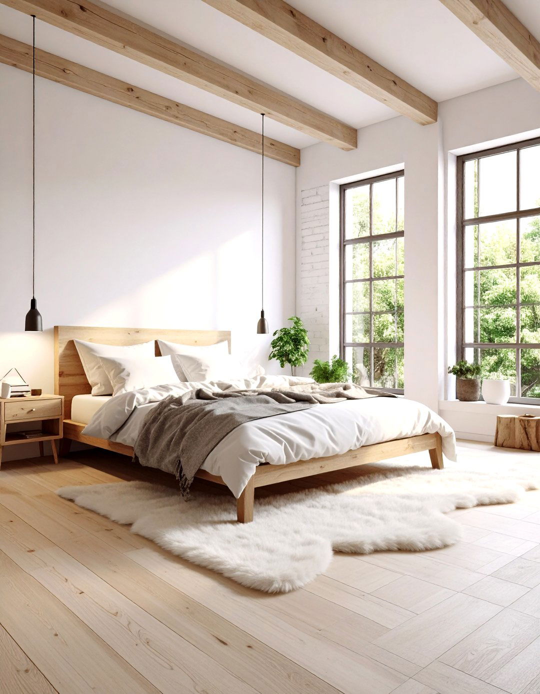 Scandinavian Minimalist Loft Bedroom - 30 loft bedroom ideas