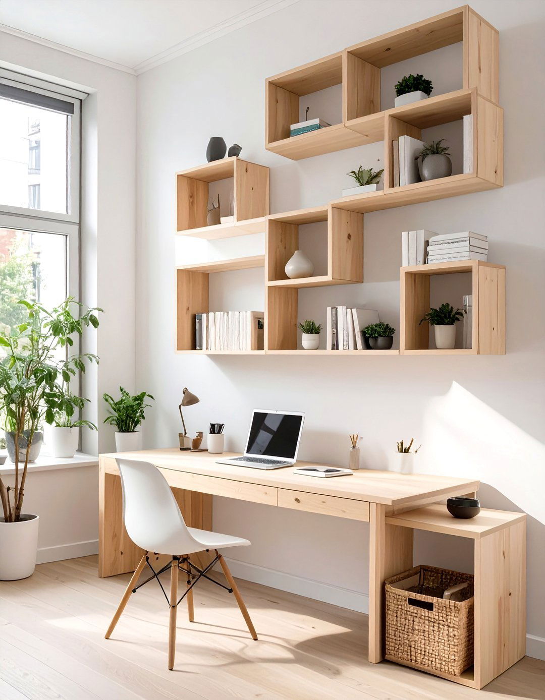 Scandinavian Open Box Shelving - 30 office shelving ideas