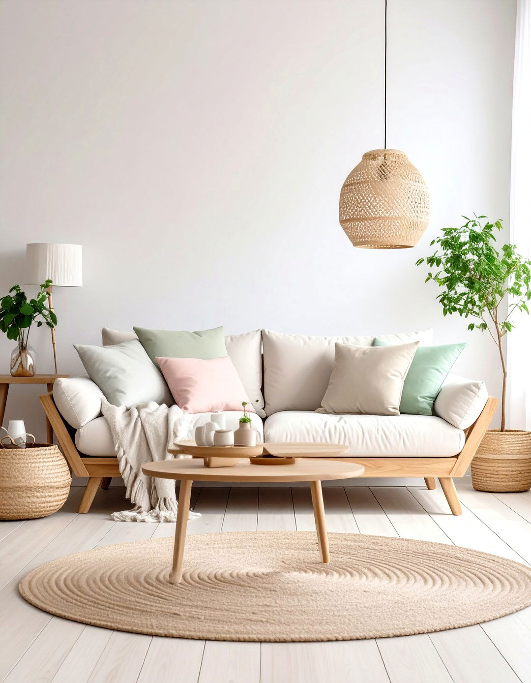 Scandinavian Pastels and Light Wood - 30 interior design color palette ideas