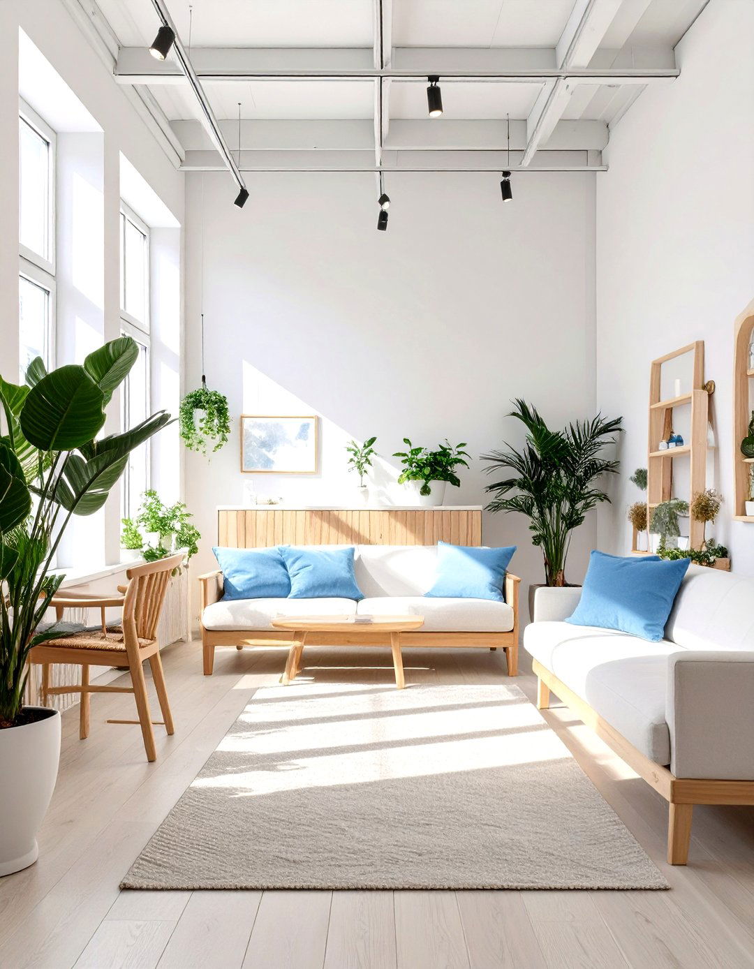 Scandinavian Salon Simplicity - 30 low budget beauty salon interior design ideas