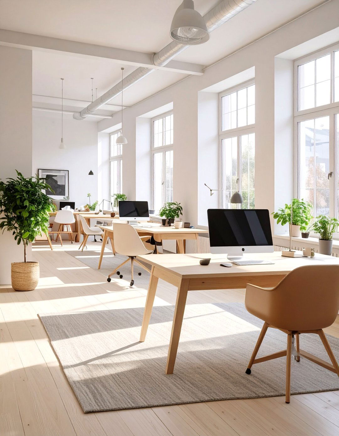 Scandinavian Simplicity Office Design - 30 commercial office interior design ideas