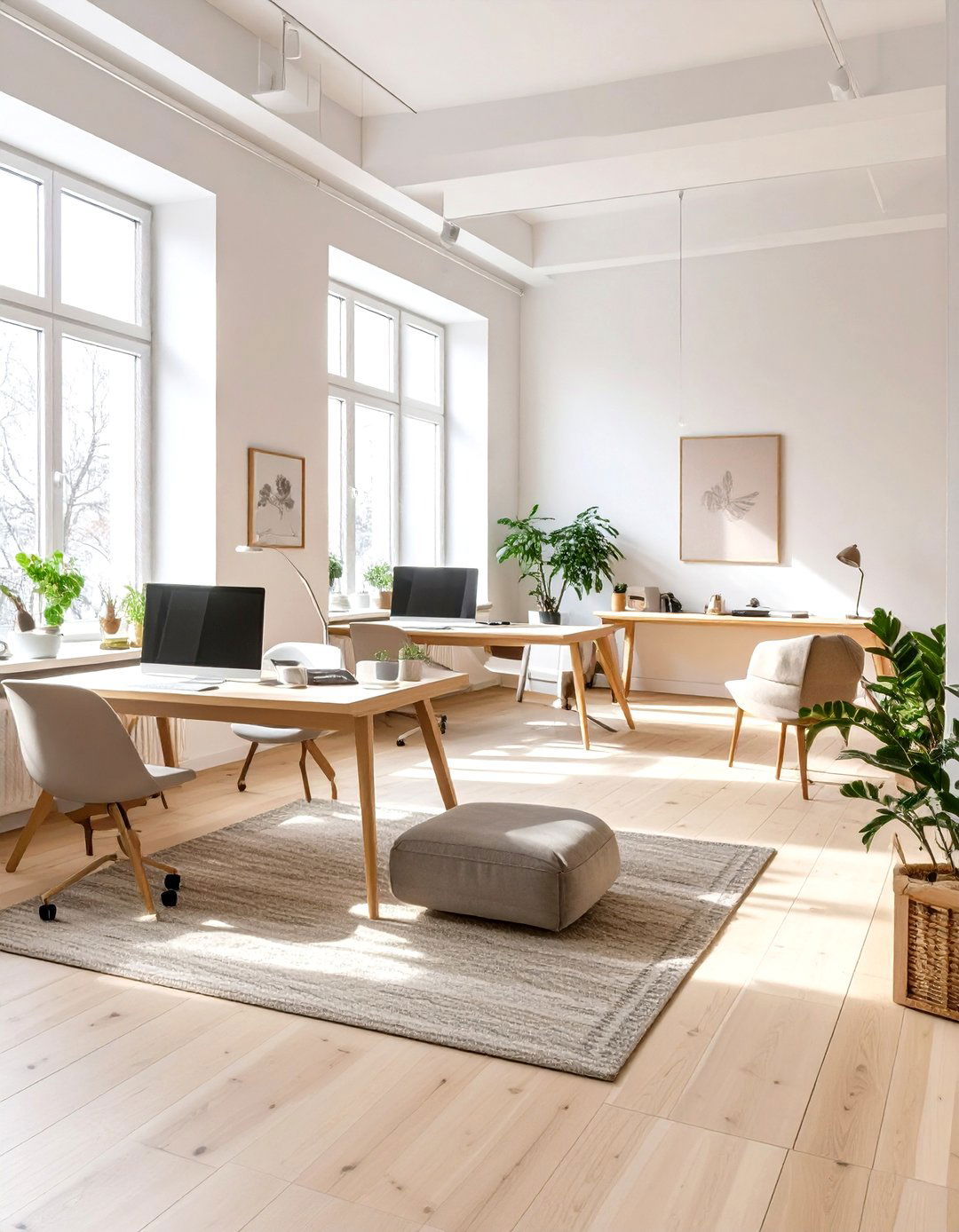 Scandinavian Simplicity Office - 30 corporate interior design ideas