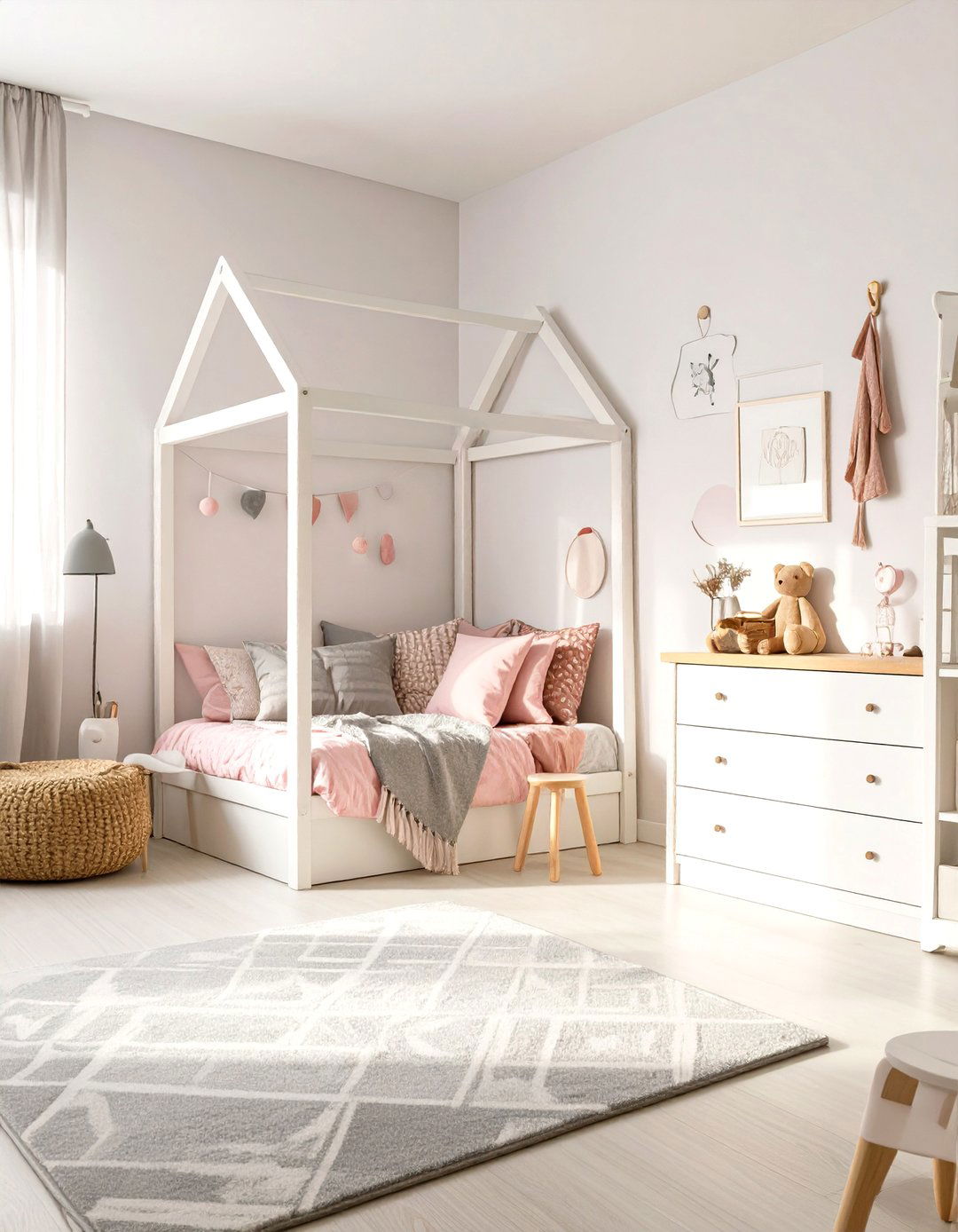 Scandinavian Simplicity Toddler Girl Bedroom - 30 toddler girl bedroom ideas
