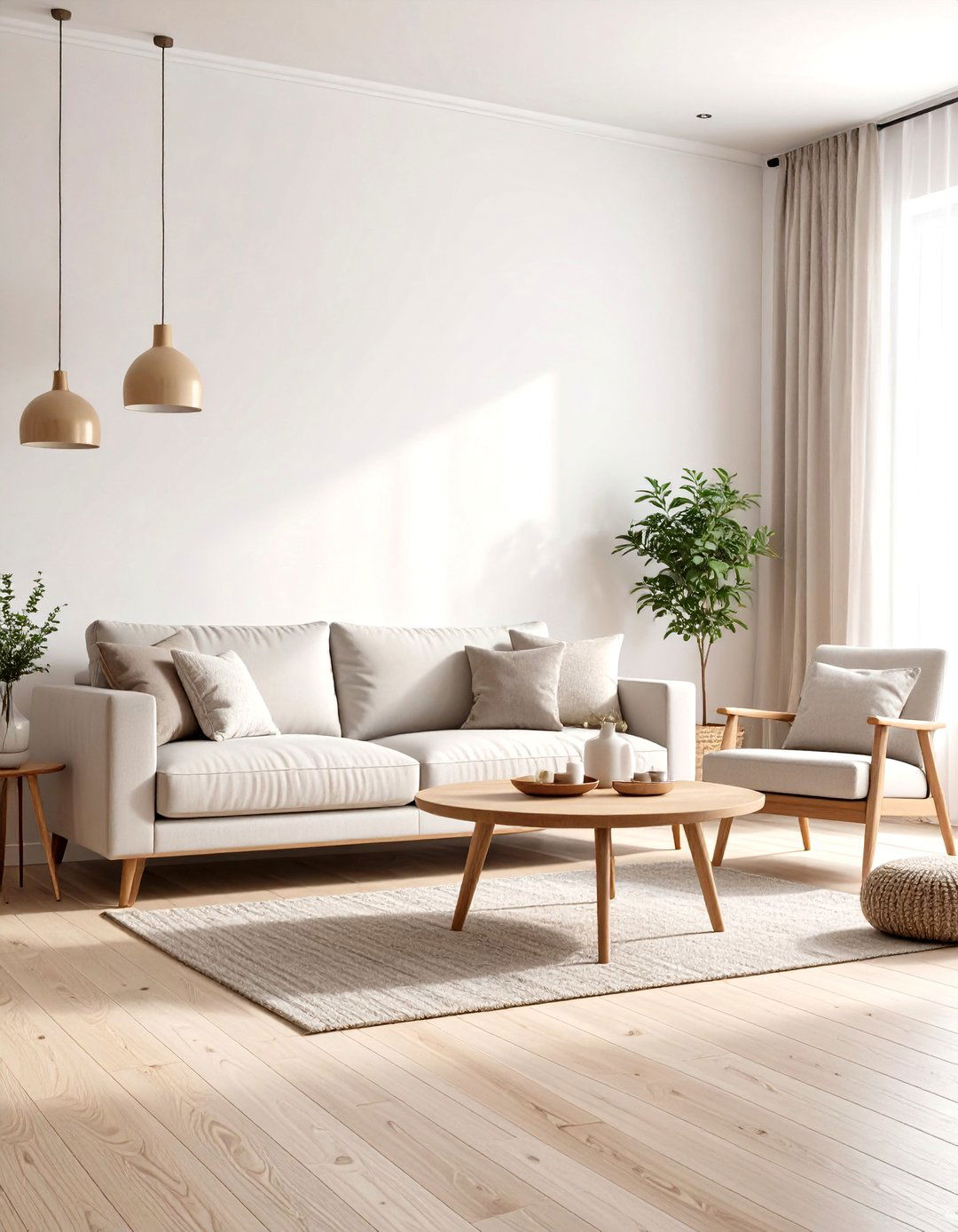 Scandinavian Simplicity in a Small Living Room - 30 decorating ideas for small living room