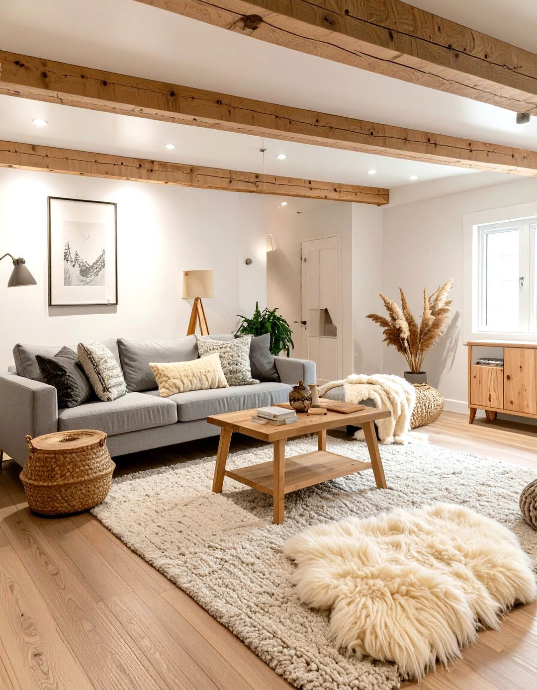 Scandinavian Style Basement Living - 30 basement furniture ideas
