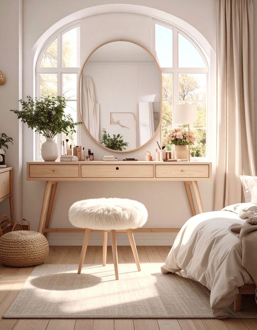 Scandinavian Style Makeup Vanity - 30 makeup vanity ideas