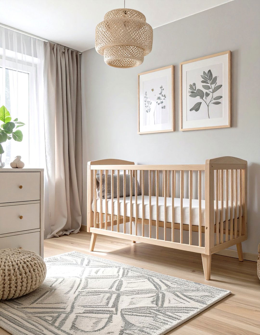 Scandinavian Style Nursery for Boys - 30 baby boy nursery ideas for small rooms