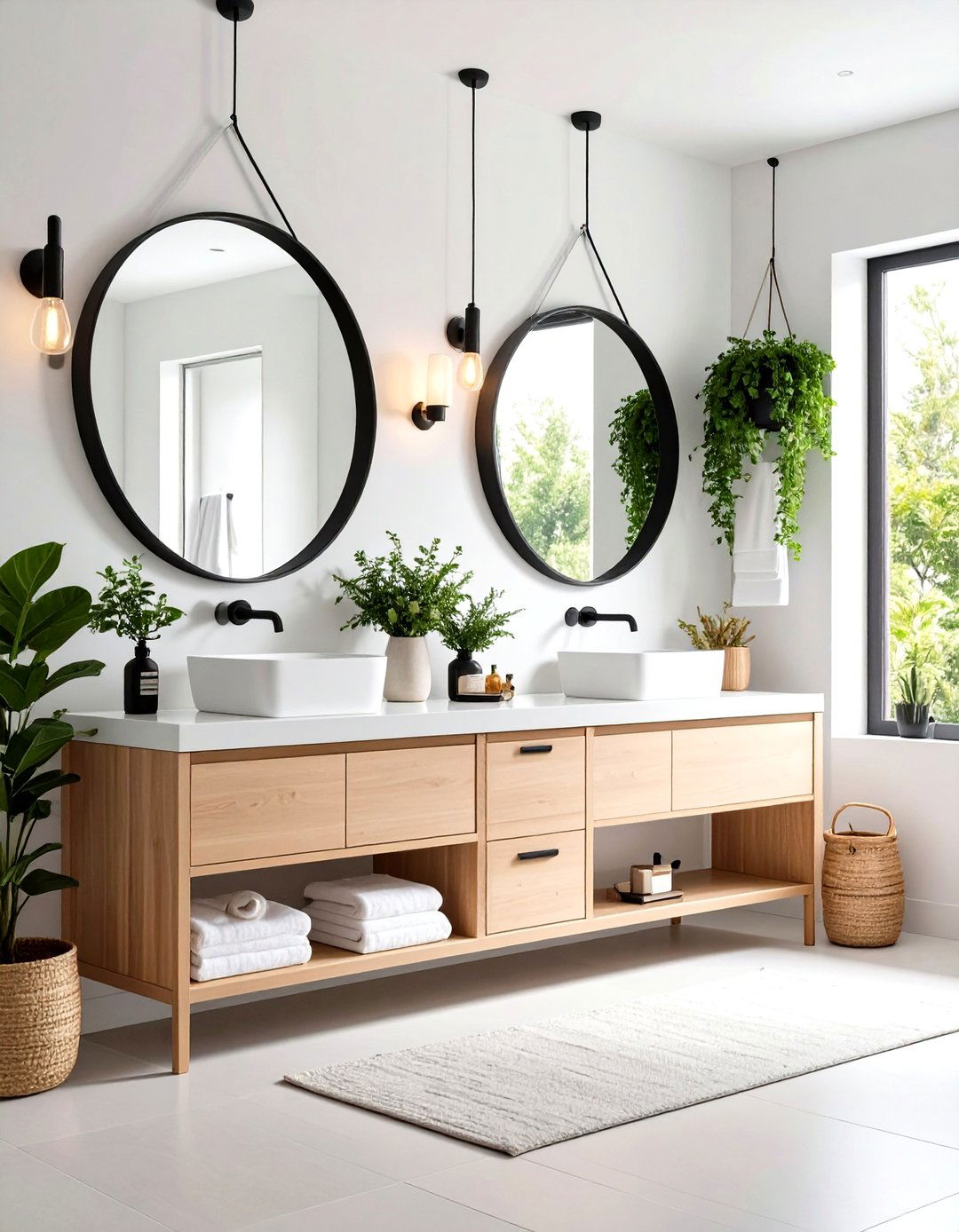 Scandinavian Style Powder Bathroom - 30 powder bathroom ideas