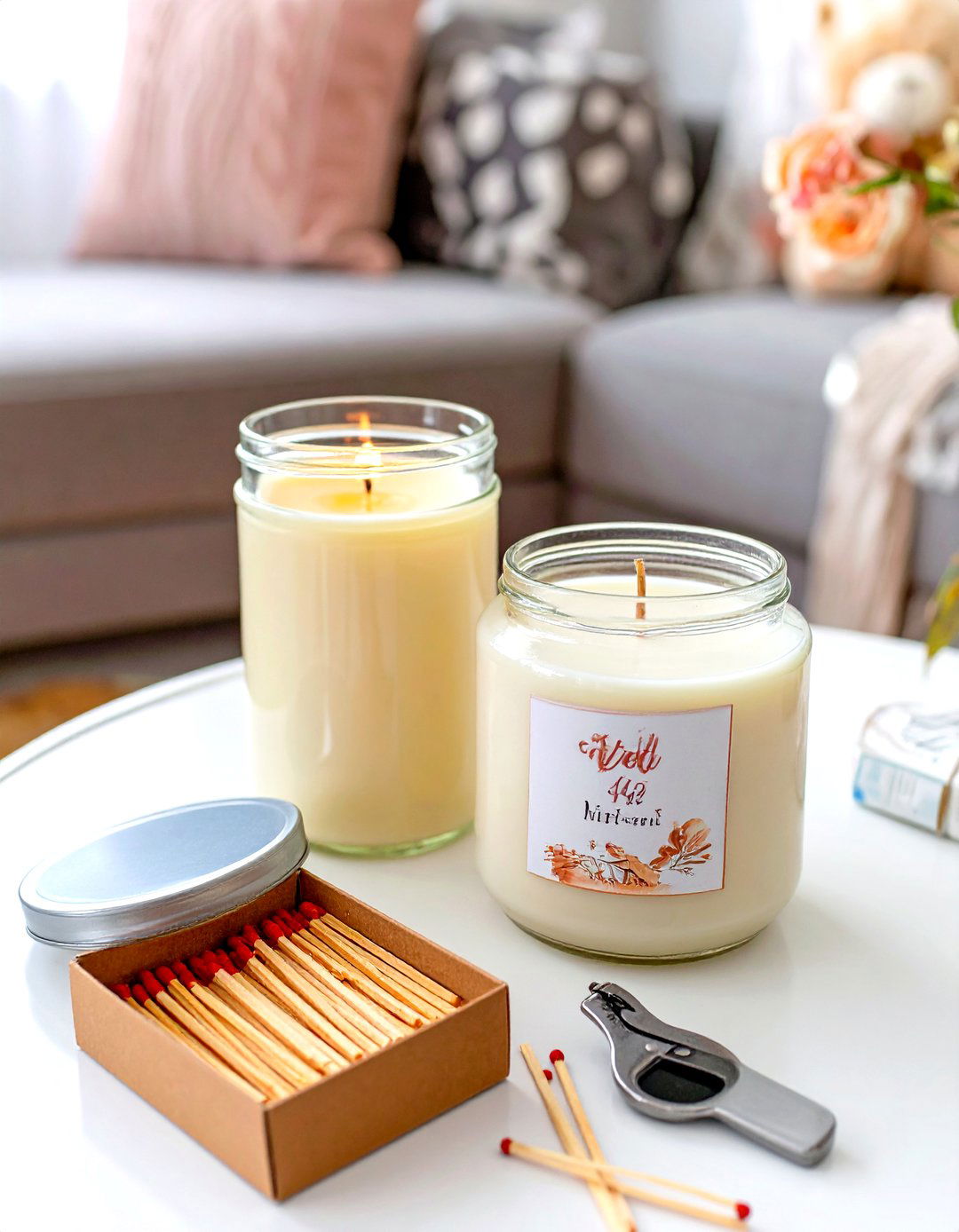 Scented Candle and Wick Trimmer - 30 baby shower game prize ideas