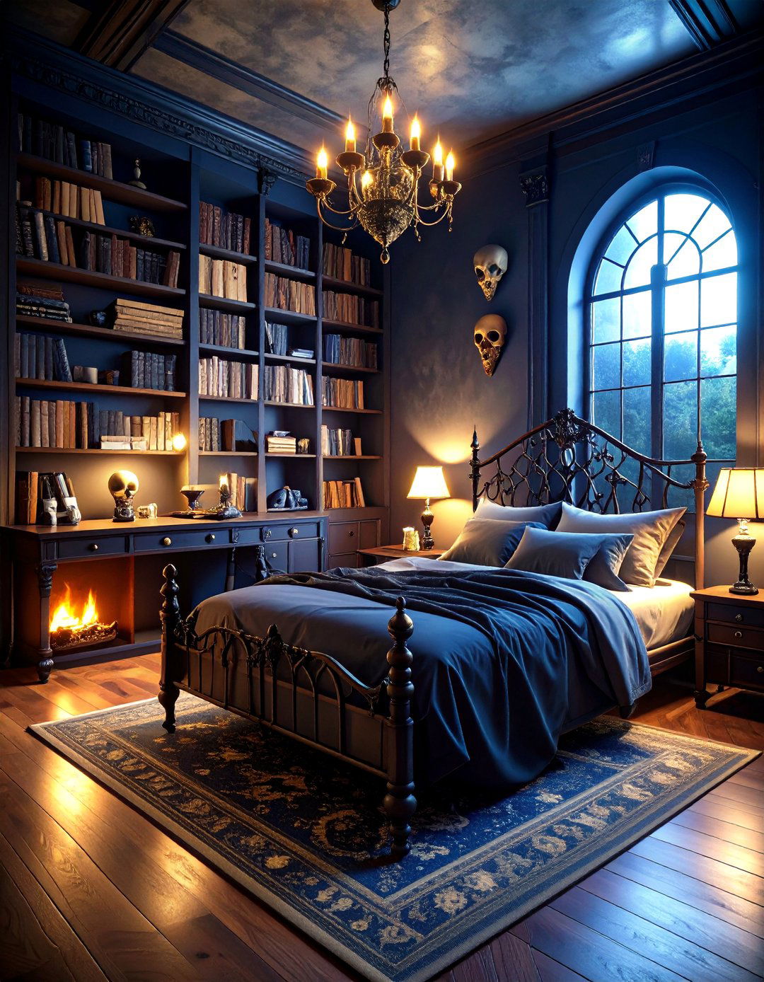 30 Unique Gothic Bedroom Ideas for a Moody and Bold Look